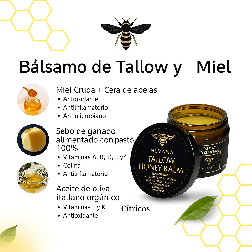 Bálsamo Natural + Serum Restaurador De Abeja – Piel Suave y Protegida