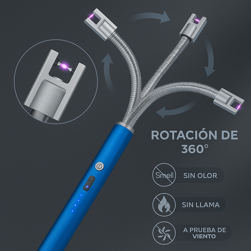 ENCENDEDOR PRO: Controla tu parrilla con un solo clic. Cero fósforos húmedos y cero quemaduras.