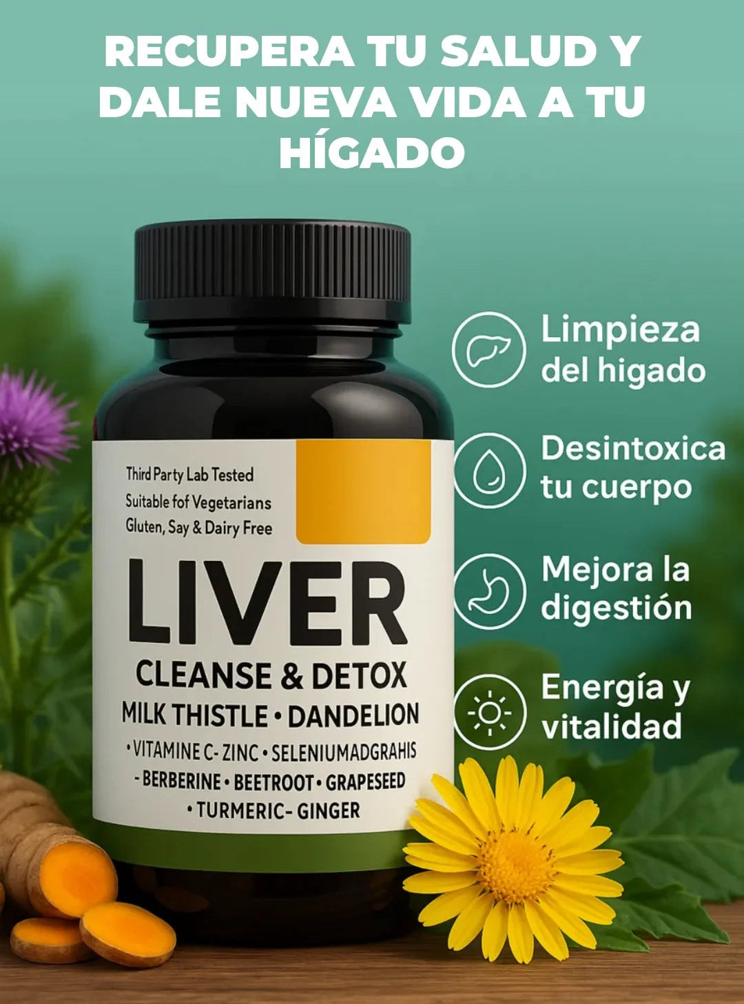 Liver Cleanse & Detox: Reactiva tu Metabolismo y Recupera tu Energía.