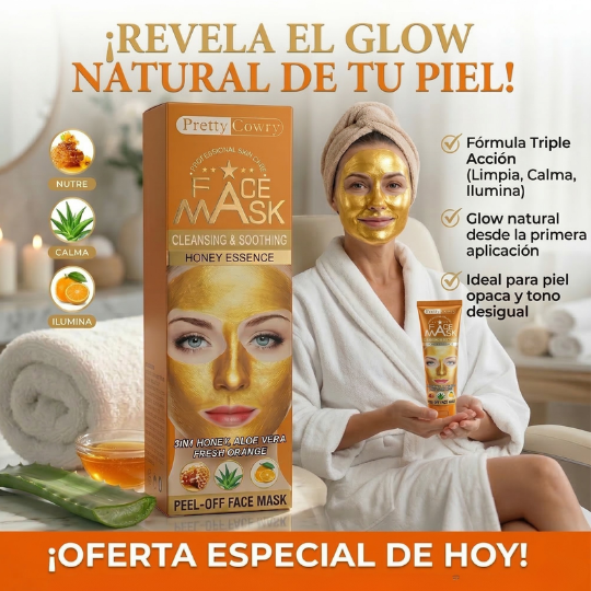 Mascarilla con Vitamina C - Ayuda a disminuir manchas y revive tu piel opaca
