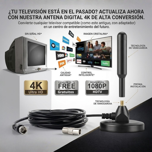 Antena YSMART | La forma más fácil de ver TV HD gratis. Sin técnicos, sin pagos mensuales.