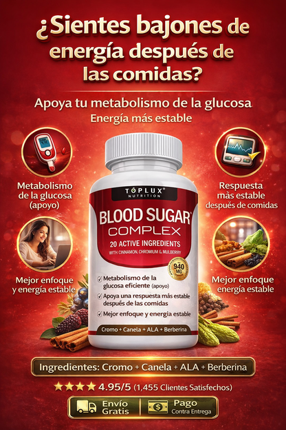 Blood Sugar Complex – Apoyo para niveles saludables de azúcar