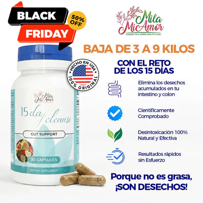 Clean15: Desinflama tu barriga y pierde peso en 15 días. Sin aguantar hambre.