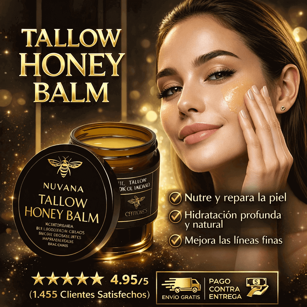 Bálsamo Natural de Sebo y Miel – Piel Suave y Protegida