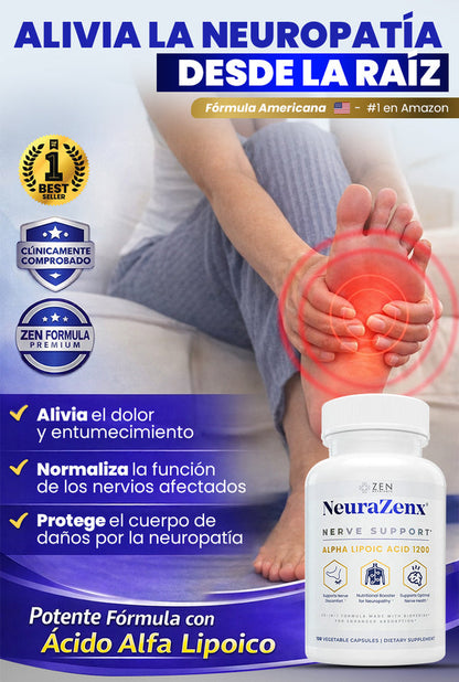 NeuraZenX® Calma el ardor de tus piernas en cuestión de días y sin tratamientos complicados. -Original