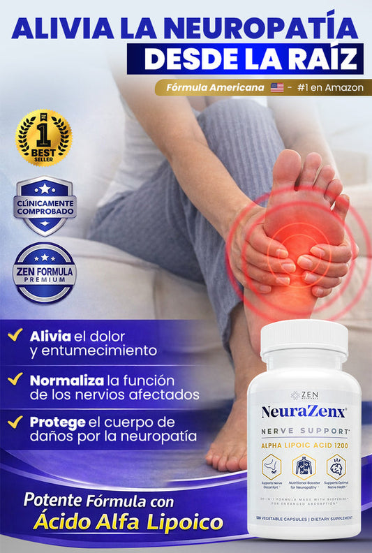 NeuraZenX® Calma el ardor de tus piernas en cuestión de días y sin tratamientos complicados. -Original