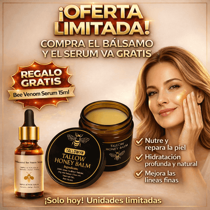 Bálsamo Natural + Serum Restaurador De Abeja – Piel Suave y Protegida