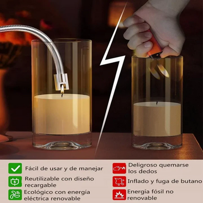 ENCENDEDOR PRO: Controla tu parrilla con un solo clic. Cero fósforos húmedos y cero quemaduras.